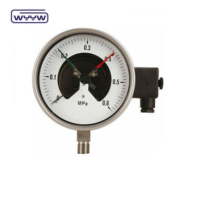 Stainless Steel Bourdon Tube Pressure Gauge 60mm Bottom Connection