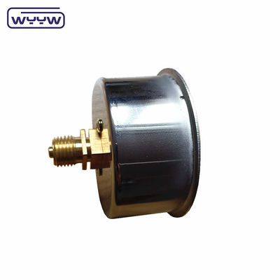 63mm Mmh2o Axial Mbar Bellows Pressure Gauge Manometer With SS304 Case