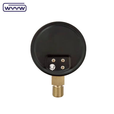 KPa low pressure gauge WYYW 4 inch 100mm black steel case bottom entry bellows mbar cmh2o manometer