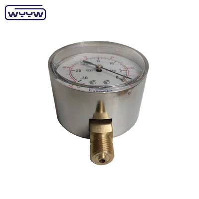 Black Steel Lpg Low Capsule Pressure Gauge 2.5