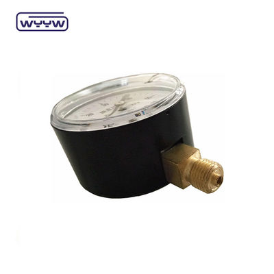 Bellows Type Capsule Pressure Gauge 63mm InH2O Manometer 100 Mbar