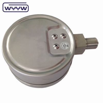 100mm 4&quot; All Stainless Steel Pressure Gauge , Bellow Type Pressure Gauge
