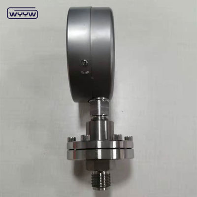 100mm DN20 PN40 Flange Type Pressure Gauge SS316 Stainless Steel