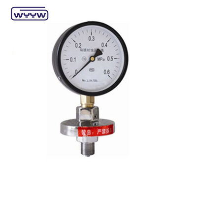 100mm Diaphragm Seal Type Pressure Gauge Heavy Duty Industrial Pressure Gauge