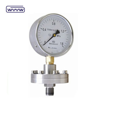 60mm SS316 Diaphragm Pressure Gauge Manufacturer 1 Year Warranty