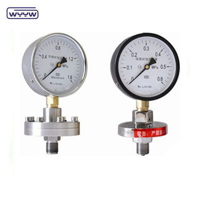 60mm Diaphragm Pressure Gauge SS316 Industrial Pressure Meter