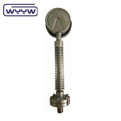 100mm Dial Size Pressure Gauge Bottom Connection 1.6% Accuracy