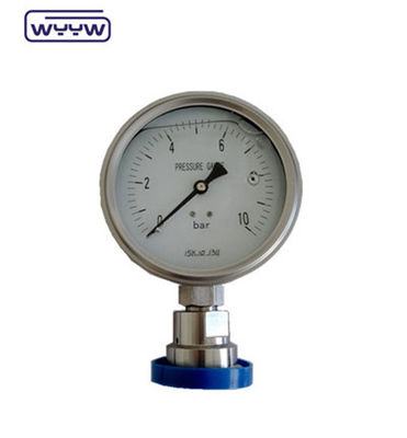 all stainless steel diaphragm seal pressure gauge manometer