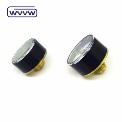 High Quality 1inch 5000 6000 PSI back connection high pressure gauge for Paintball regulator