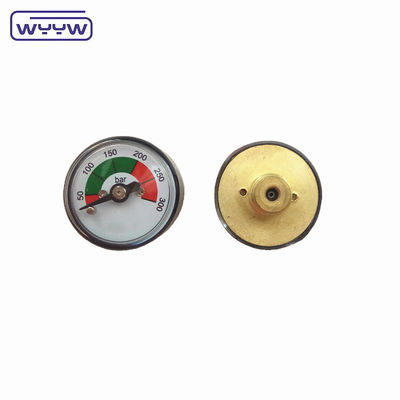 high quality oem available plastic cover mini M10X1 1/8&quot;G 1 inch 25mm pressure gauge 5000psi