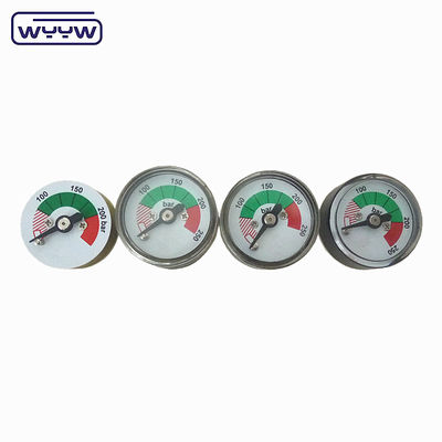 Mini Air Spiral Tube Pressure Gauge Manometer Size Customized