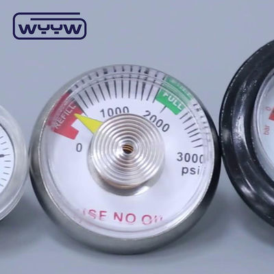 38mm oxygen use no oil psi medical pressure manometer