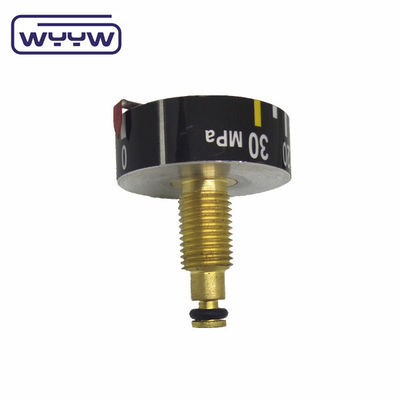30mm 1/8&quot; Bsp Mini Pressure Gauge 4500 Psi Chrome Plated Brass Material