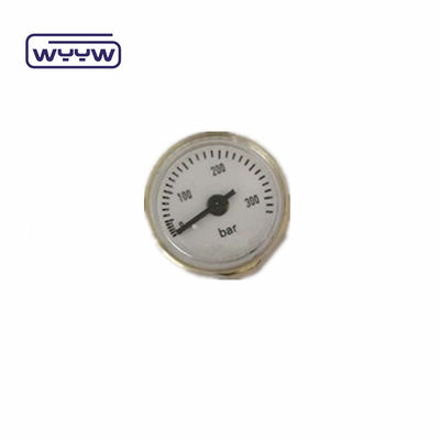 OEM China price of 28mm diameter 1/8"bspp bourdon tube manometer PCP paintball brass pressure gauge 315 bar
