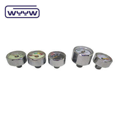 Small Pressure Gauge Manometer 23mm 22mm Hexagon Mini Air Pressure Gauge