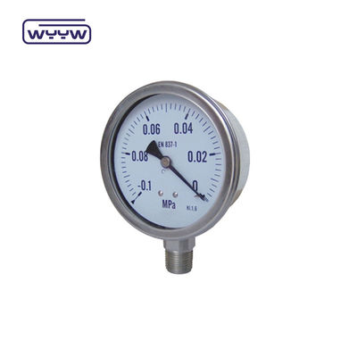 100mm G1/2&quot; Compound Pressure Vacuum Gauge Bottom Mount