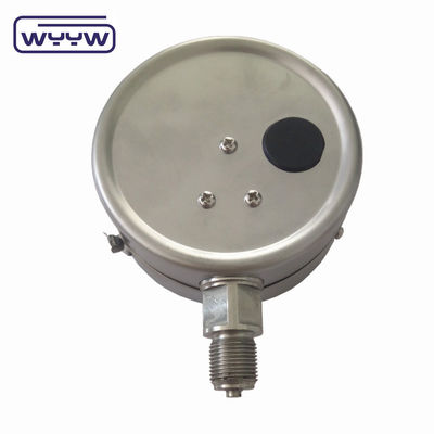 Dry SS304 Bourdon Sedeme Pressure Gauge Back Connection 4'' Size