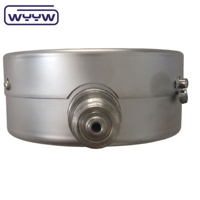 Dry SS304 Bourdon Sedeme Pressure Gauge Back Connection 4'' Size