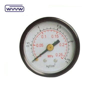 No Oil Stainless Steel Pressure Gauge Back Mounting OEM Customized