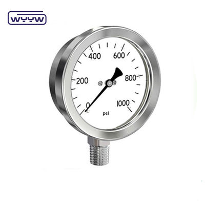 High Accuracy Stainless Steel Pressure Gauge 6&quot; Calibrated Pressure Gauge