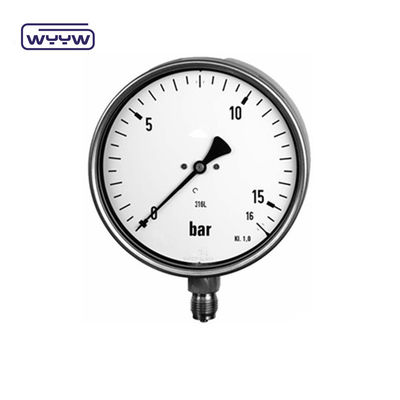 High Accuracy Stainless Steel Pressure Gauge 6&quot; Calibrated Pressure Gauge