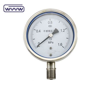 High Accuracy Stainless Steel Pressure Gauge 6&quot; Calibrated Pressure Gauge