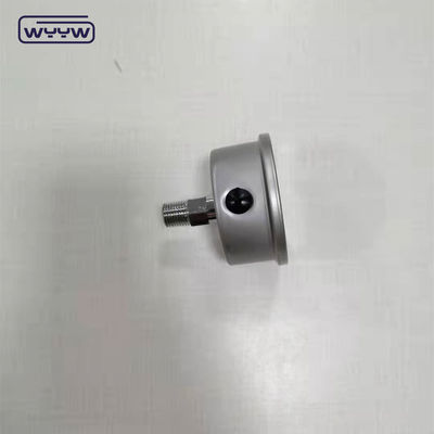 63mm Stainless Steel Liquid Filled Pressure Gauge Shockproof 1/4&quot;Bsp Back Connection
