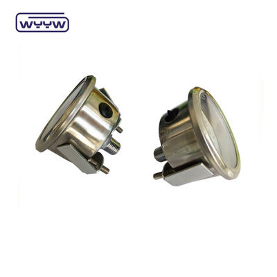 high quality axial manometer MPa/bar/kg Back connection 60mm full 304ss stainless steel pressure gauge