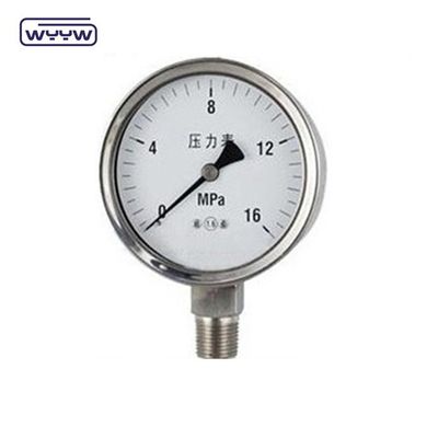 SS304 oil filled pressure gauge manufacture