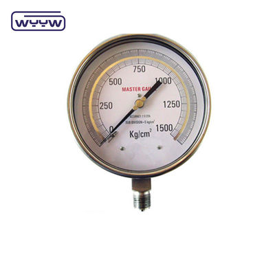 Bottom Mount Liquid Filled Pressure Gauge Standard EN 837-1 YTN-100