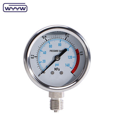 CE High Pressure Gauge Stainless Steel Autoclave Pressure Gauge Manometer