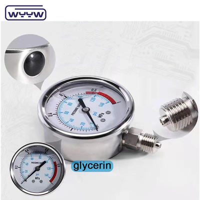 CE High Pressure Gauge Stainless Steel Autoclave Pressure Gauge Manometer