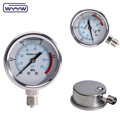 CE High Pressure Gauge Stainless Steel Autoclave Pressure Gauge Manometer