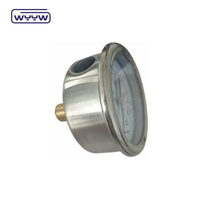 2.5" Rear Entry Pressure Gauge Manometer Glycerine High Pressure Meter