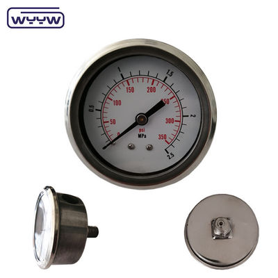 2.5&quot; Stainless Steel Liquid Filled Pressure Gauge Manometer Glycerin Pressure Gauge