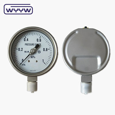 2.5&quot; SS304 Oil Filled High Pressure Gauge Psi 2.5% 1.6% Accuracy