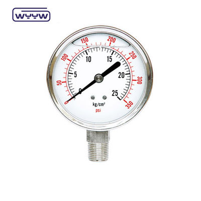 2.5" industrial oil filled pressure gauge price
