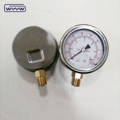 Pressure Gauge Manometer Glycerine Filling 10 Bar G1/4