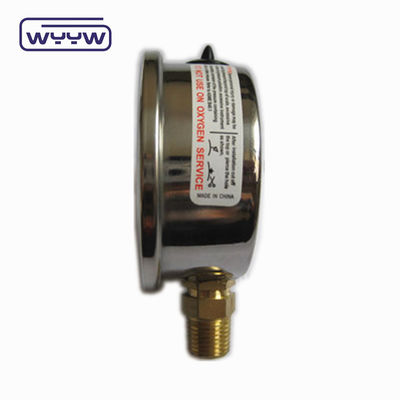 Pressure Gauge Manometer Glycerine Filling 10 Bar G1/4&quot; Bottom Connection