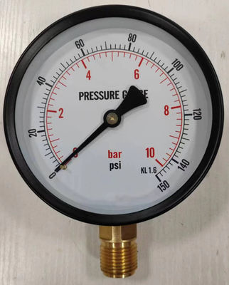Economy Pressure Gauge Bourdon Tube 16 Bar Psi Gas Water Manometer