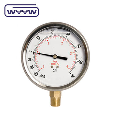 Compound Pressure Gauge Vaccum And Positive Pressure Manometer 63mm 100mm