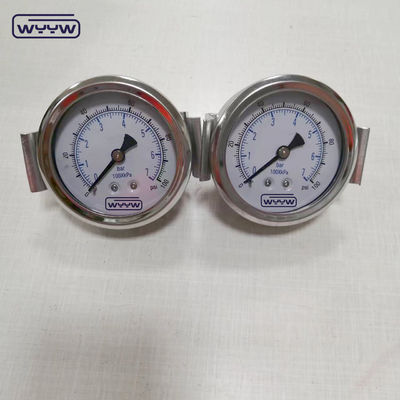Customized Pressure Measurement Device With Bourdon Tube And Phosphor Bronze