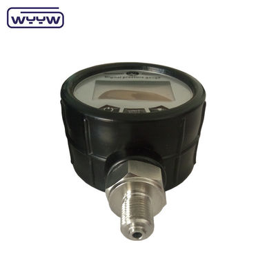12 Months Digital Pressure Gauge with 5-digit Display Analog Beam Indicator 304SS Element Material