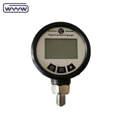 12 Months Digital Pressure Gauge with 5-digit Display Analog Beam Indicator 304SS Element Material