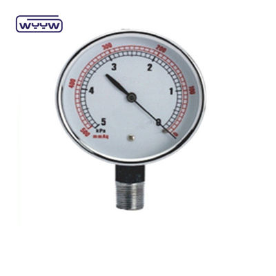 Pressure 0 .. 1000 Bar All Stainless Steel Pressure Gauge For Pharmaceutical Applications No Liquid Filled