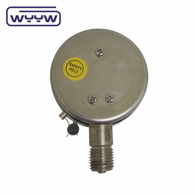 Scale Range Pressure 0 .. 1000 Bar Bourdon Tube Pressure Gauge With Stainless Steel Connector