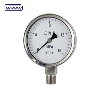 Stainless Steel Pressure Gauge Pressure 0 .. 1000 Bar Oil Filling Unavailable