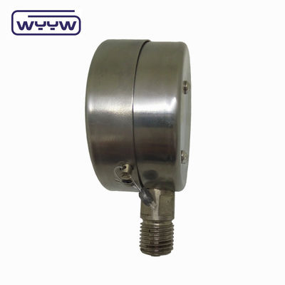 63mm Diameter ±2.5% Accuracy Class All Stainless Steel Pressure Gauge Accepts OEM Service