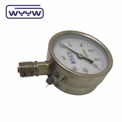63mm Diameter ±2.5% Accuracy Class All Stainless Steel Pressure Gauge Accepts OEM Service