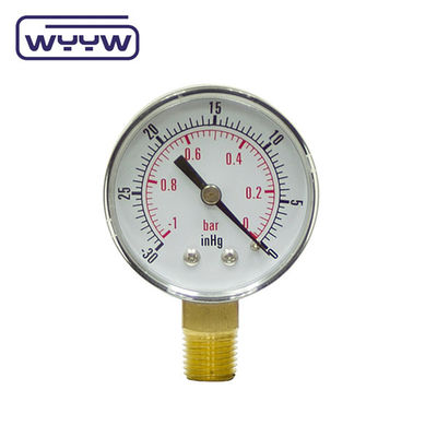 Industrial Grade Vacuum Pressure Testing Meter With Stainless Steel Material